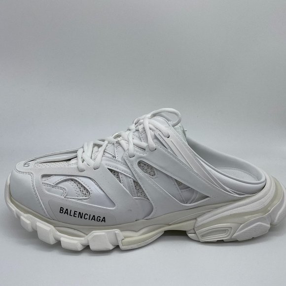 BALENCIAGA Women's Track Cutout Mules Backless Trainers Sneakers Shoes - Picture 1 of 10